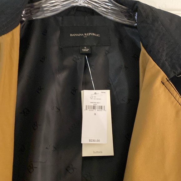 Nwt Banana Republic navy and bronze trench coat - Picture 3 of 5